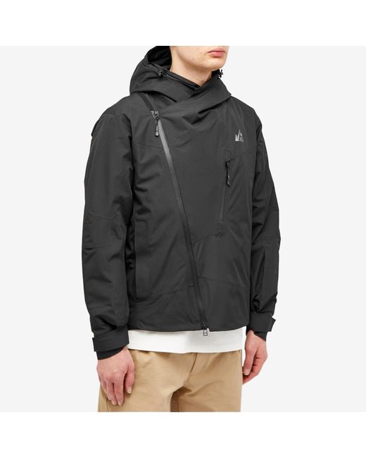 Snow Peak Black X Mountain Of Moods Puffed Graphen Jacket for men