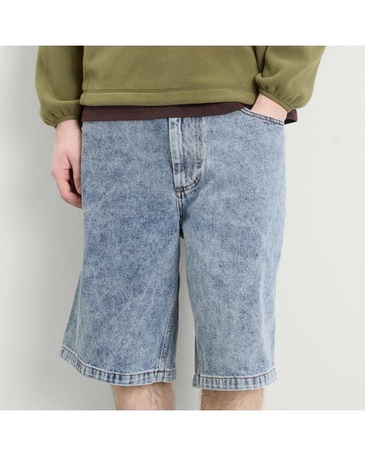 POLAR SKATE Blue Big Boy Denim Shorts for men