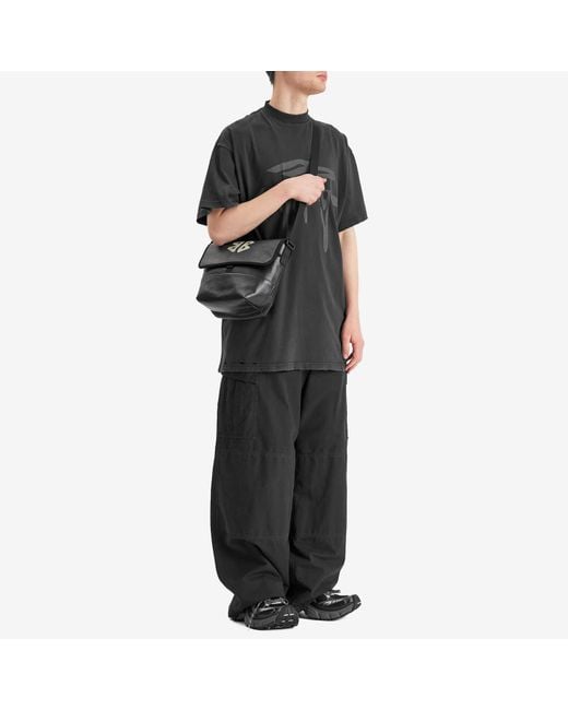 BALENCIAGA EXPLORER フラップ メッセンジャーバッグ ナイロン Men's Explorer Messenger Bag Small in Black | Balenciaga US