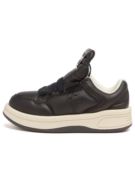 Rick Owens Black X Converse Turbowpn Ox Sneaker
