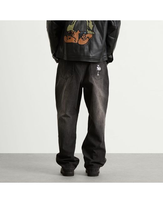 Butter Goods Gray X Peanuts Spike Denim Jeans for men