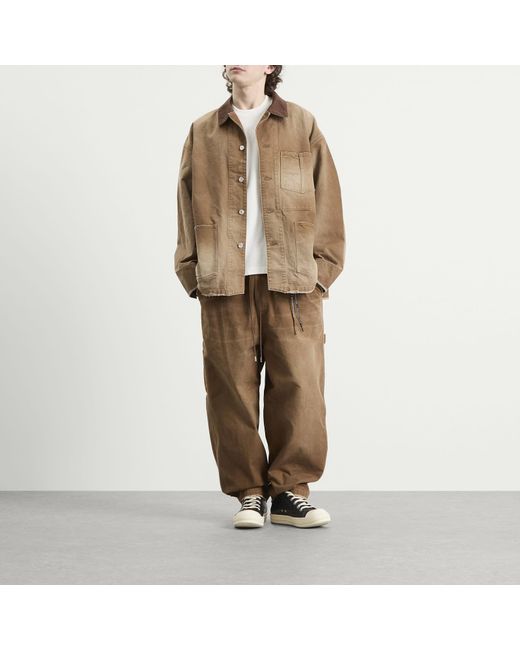MASTERMIND WORLD Brown Wide Fit Duck Painter Pants for men