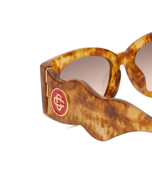 Casablancabrand Brown Wave Sunglasses for men