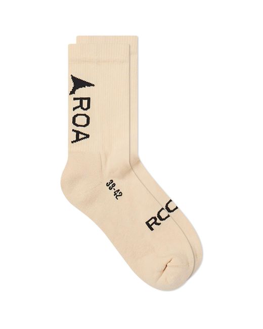 Roa Natural Logo Socks for men