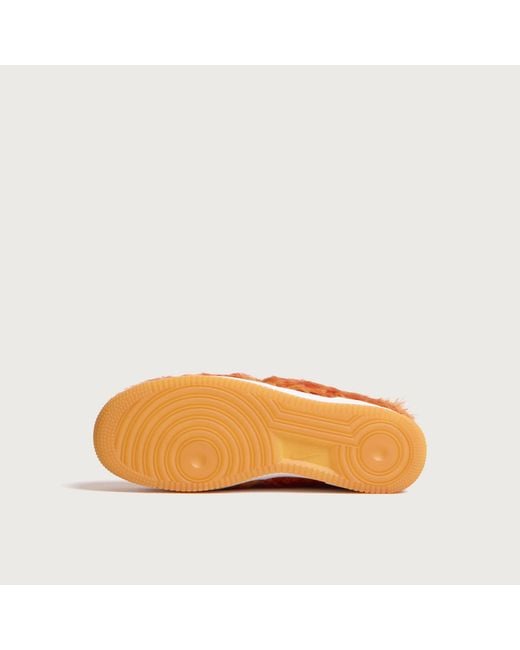 Nike Orange Air Force 1 Sneaker for men