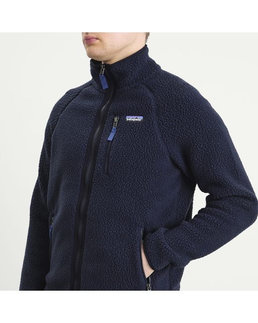 Patagonia Blue Retro Pile Jacket for men