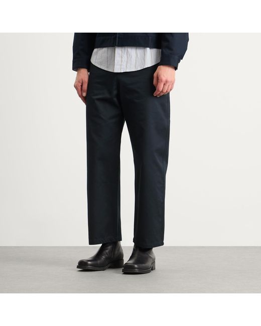 Late Checkout Blue Work Trousers for men
