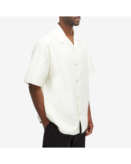 Jil Sander White Jil Sander Plus Short Sleeve Vacation Shirt for men