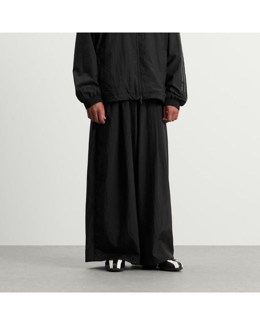 Y-3 Black Gradient Stripes Wide Leg Trousers for men