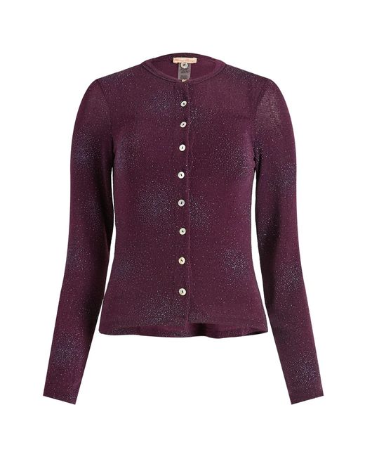 Fruity Booty Purple Isola Sparkly Cardigan Set