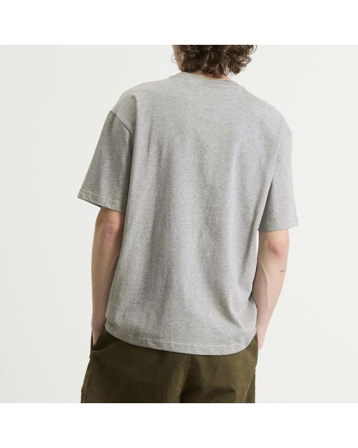 Avirex Gray Script Logo T-Shirt for men