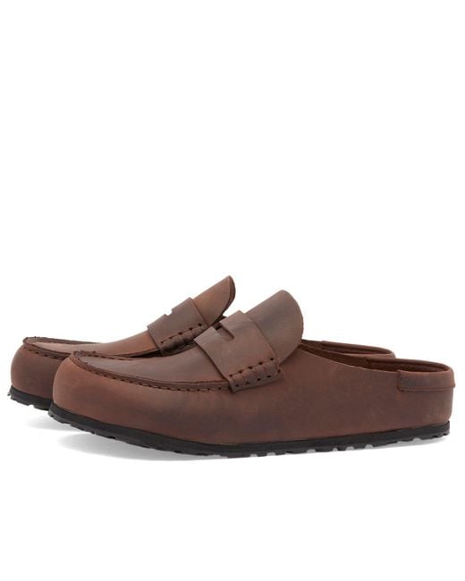 Birkenstock Brown Naples Wrapped for men