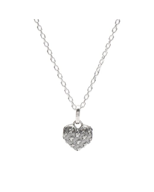 Twojeys Metallic All-Over Heart Necklace