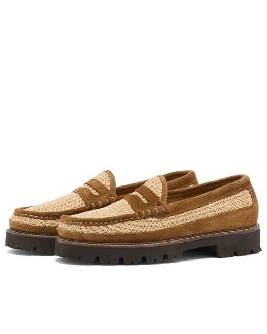 Corridor NYC Brown X G.H Bass Larson Weejun Loafer for men