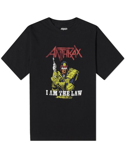 Neighborhood Black Anthrax I Am The Law T-Shirt for men