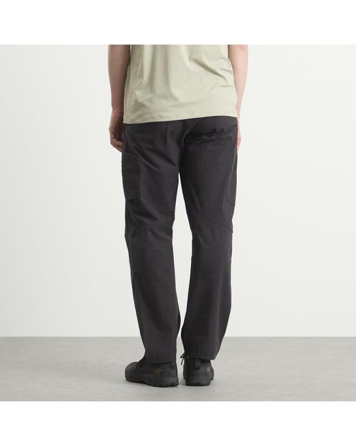Arc'teryx Gray Cronin Cotton Trousers for men