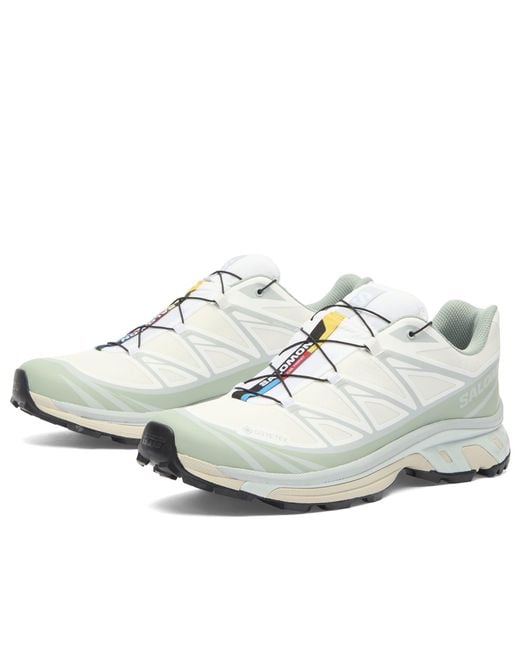 Salomon White Xt-6 Gtx Sneaker