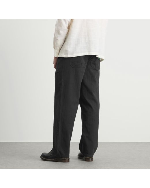 Palmes Gray Lucien Herringbone Trousers for men