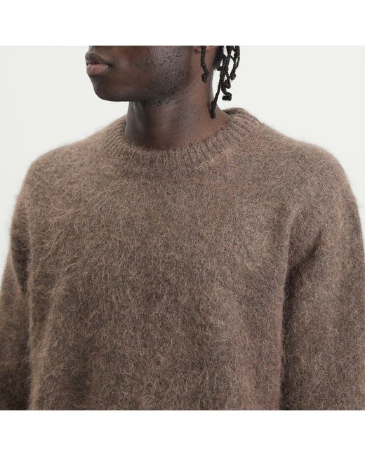NN07 Brown Russell Alpaca Blend Jumper for men