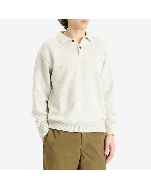 Adsum White Pady Sweater for men