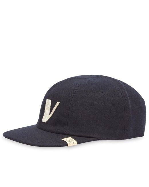 Visvim Blue Honus Wool Six Panel Cap for men