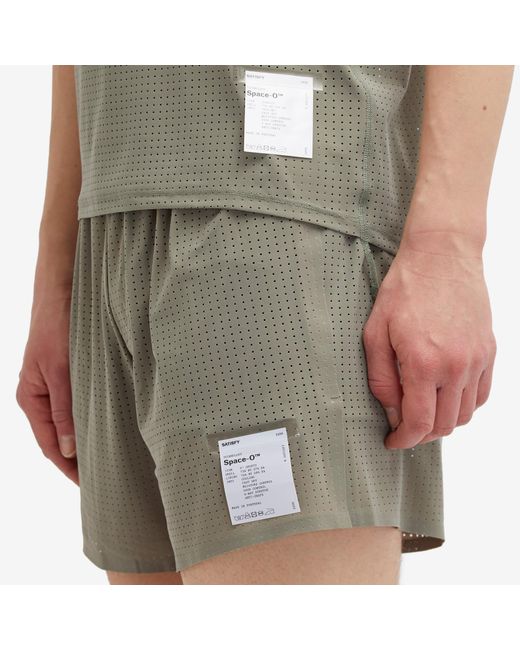 Satisfy Gray Space-O 5" Shorts for men