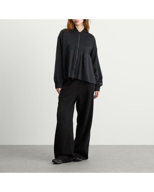 Nike Black Pleated Track Jacket