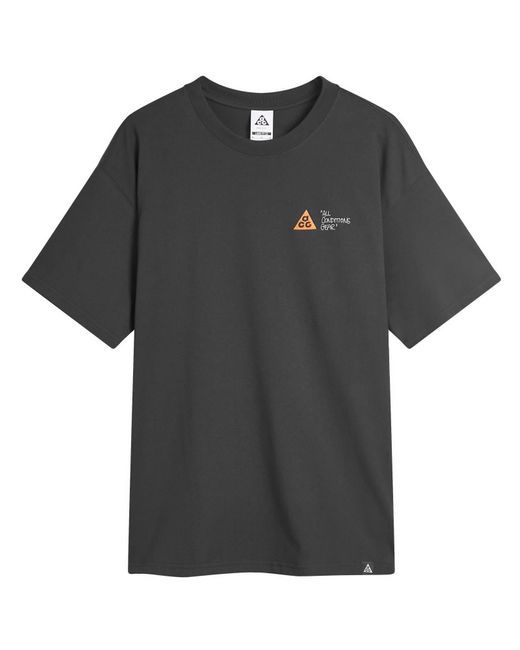 Nike Black Acg Dri-Fit T-Shirt for men
