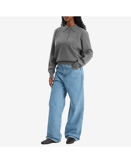 Rohe Gray Sculptural Polo