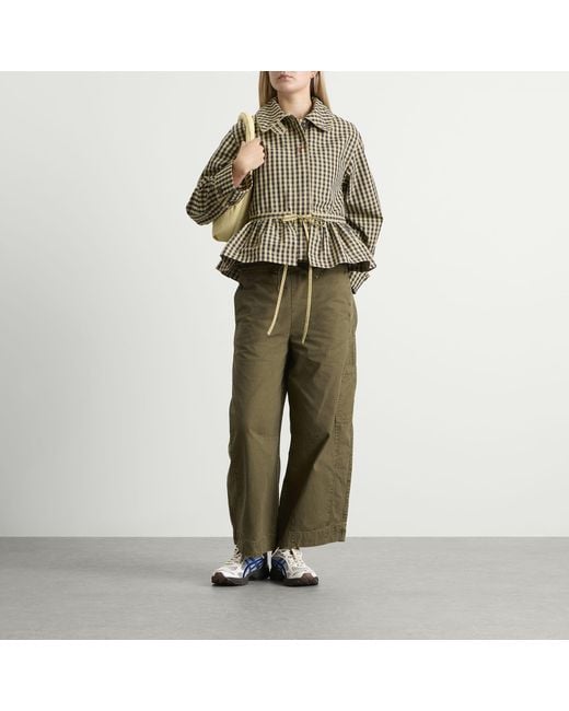 Damson Madder Natural Myrtle Trench Coat