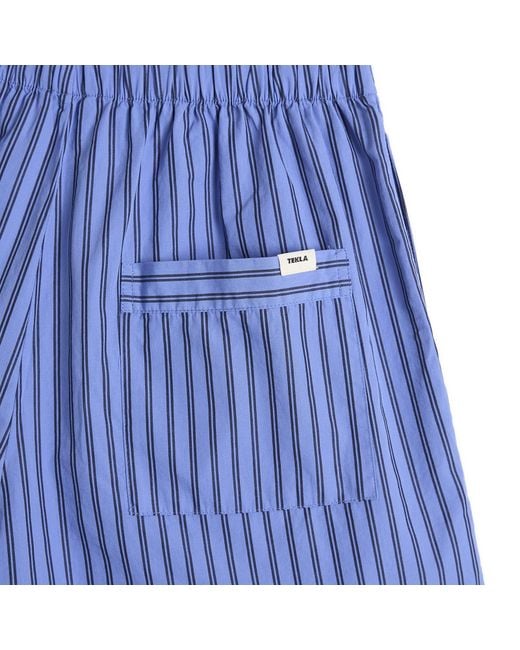 Tekla Blue Sleep Short