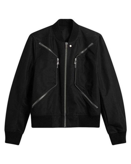 Rick Owens Black Heizer Flight Bomber Jacket for men