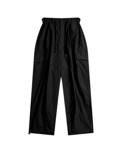 FRIZMWORKS Black Nylon Cargo Balloon Pants for men