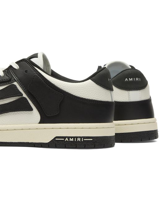 Amiri Black Skel Low Top Sneaker for men