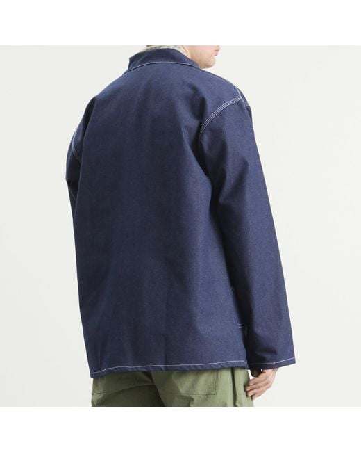 Stan Ray Blue Denim Shop Jacket for men