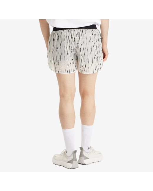OVER OVER Gray Track Short for men