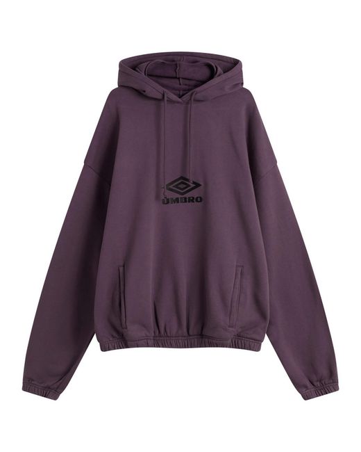 Umbro by Slam Jam Purple Og Logo Mask Hoodie for men