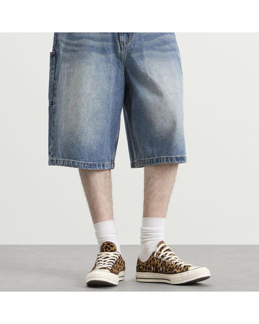 Converse Brown Chuck Taylor 1970S Leopard Pony Hair Ox Sneaker