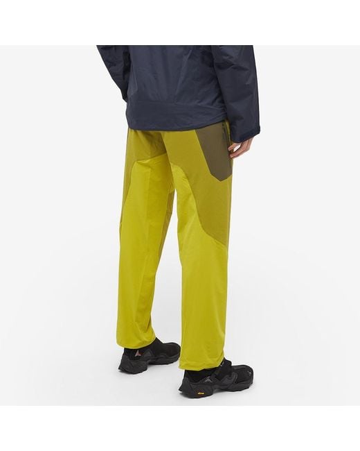 Arc'teryx System A Paltz Cargo Pant in Yellow for Men | Lyst