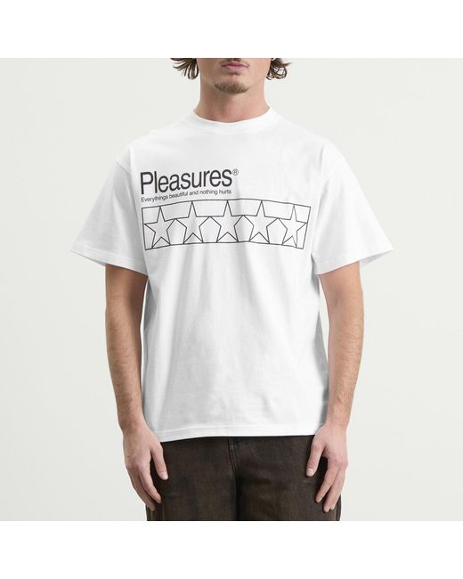Pleasures White Supplements T-Shirt for men