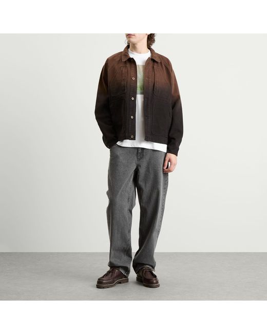 Dime Gray Classic Relaxed Denim Pants for men