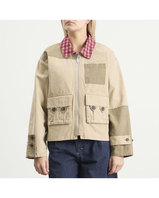 Damson Madder Green Marcelle Barn Jacket