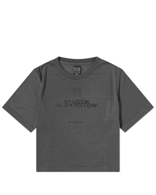 P.E Nation Gray Parallel T-Shirt