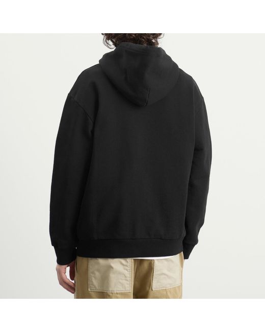 Maison Margiela Black Mm6 Margiela 6 Printed Hoodie for men