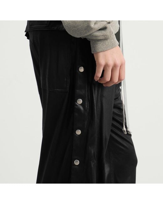 Rick Owens Gray Wide Pusher Pants