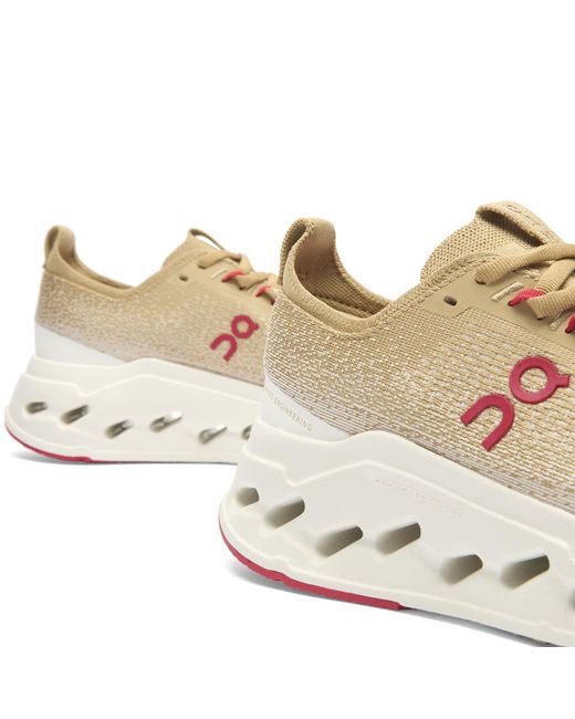 On Shoes White Cloudsurfer Max Sneaker for men