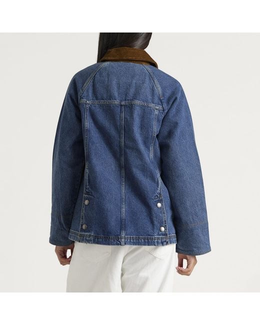Barbour Blue Modern Beadnell Casual Jacket