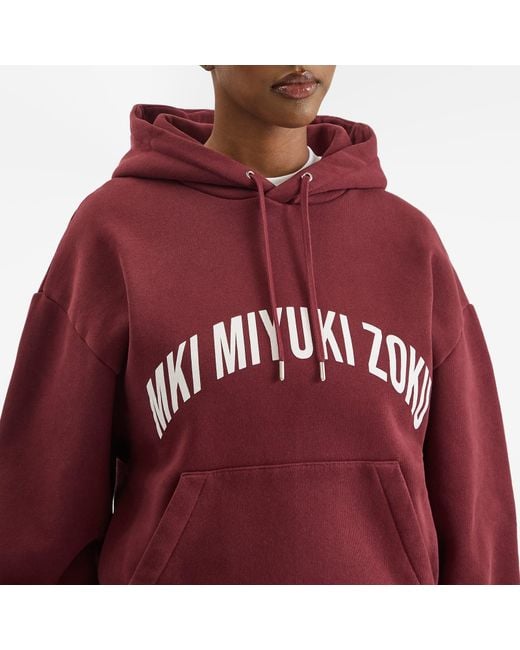 MKI Miyuki-Zoku Red Arch Hoodie Presented By End