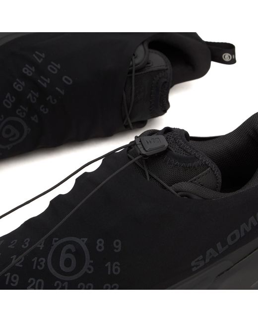 Maison Margiela Black Mm6 X Salomon Sneaker