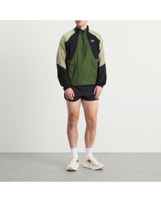 New Balance Green Better Run Water Resistant Jacket